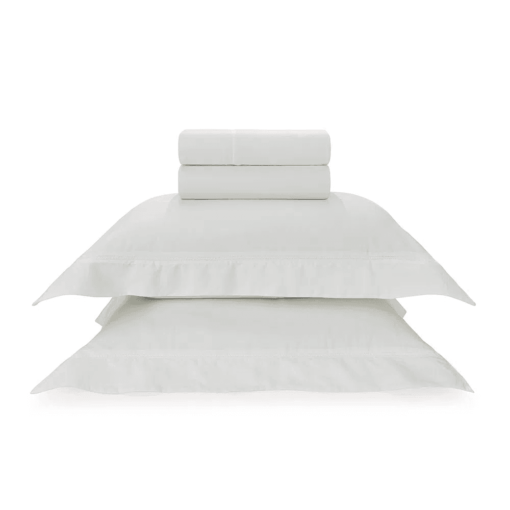 Jogo de Cama Queen 300 Fios Portello Trussardi Branco