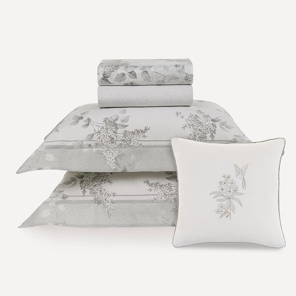 Jogo de Cama Queen com Capa de Almofada 200 Fios Brenda