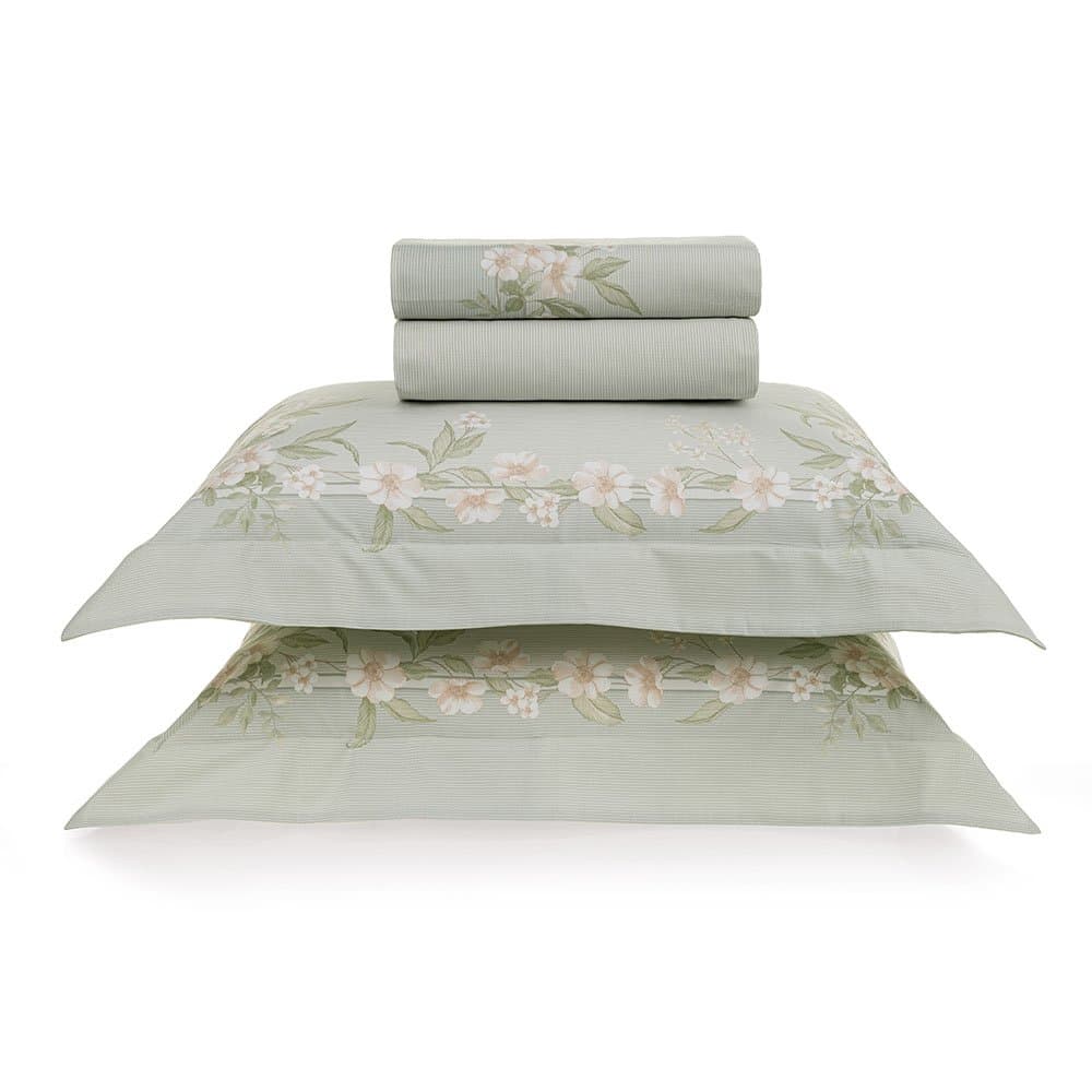 Jogo De Cama Queen Iasmin 200 Fios 2,40 x 2,50 Karsten