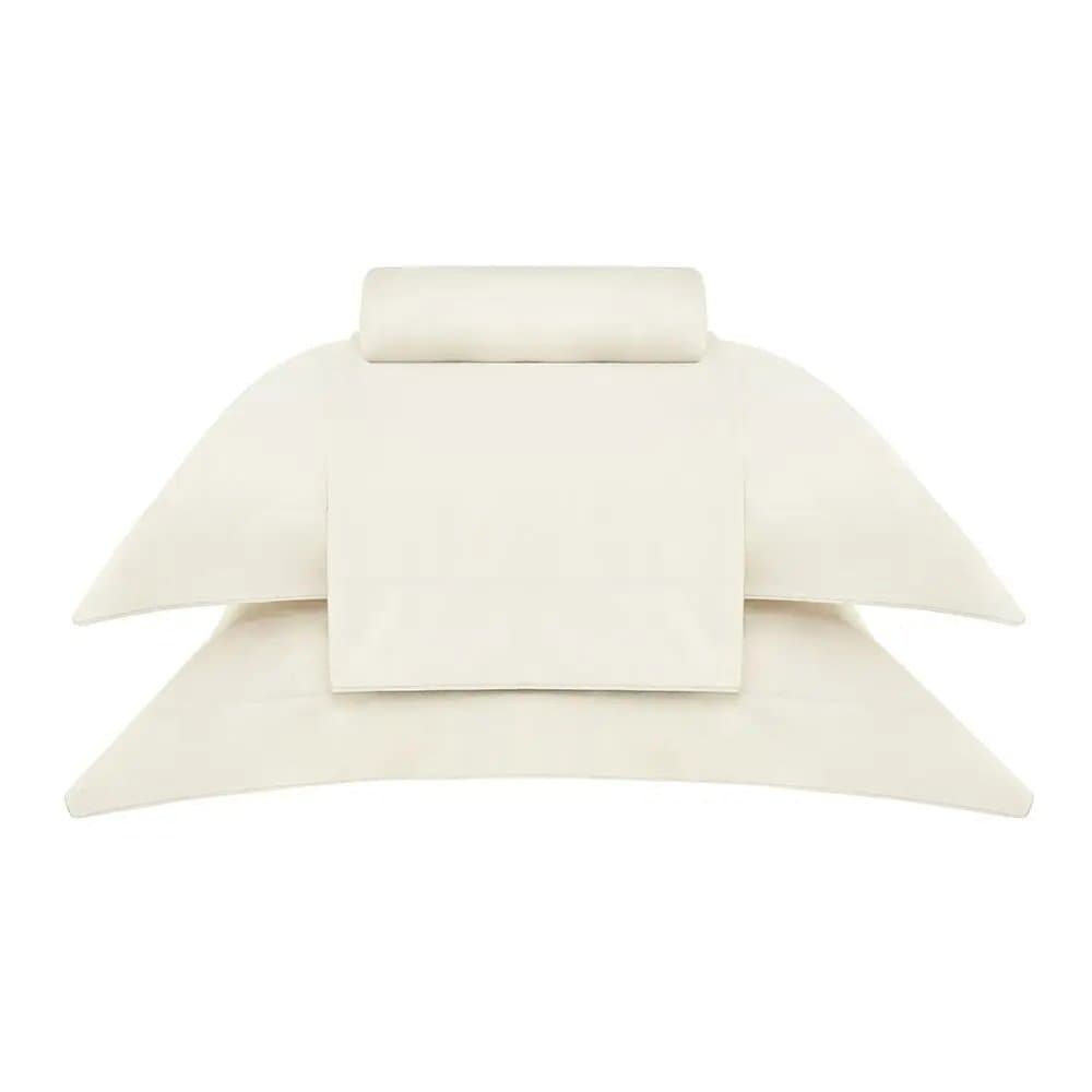 Jogo De Cama Super King Basquiat 400 Fios Buddemeyer Luxus Bege Duna 280cm x 280cm