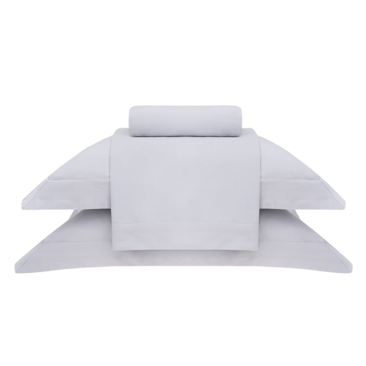Jogo de Cama Super King Cairo II 500 Fios Egípcio Buddemeyer Luxus Cinza Polar
