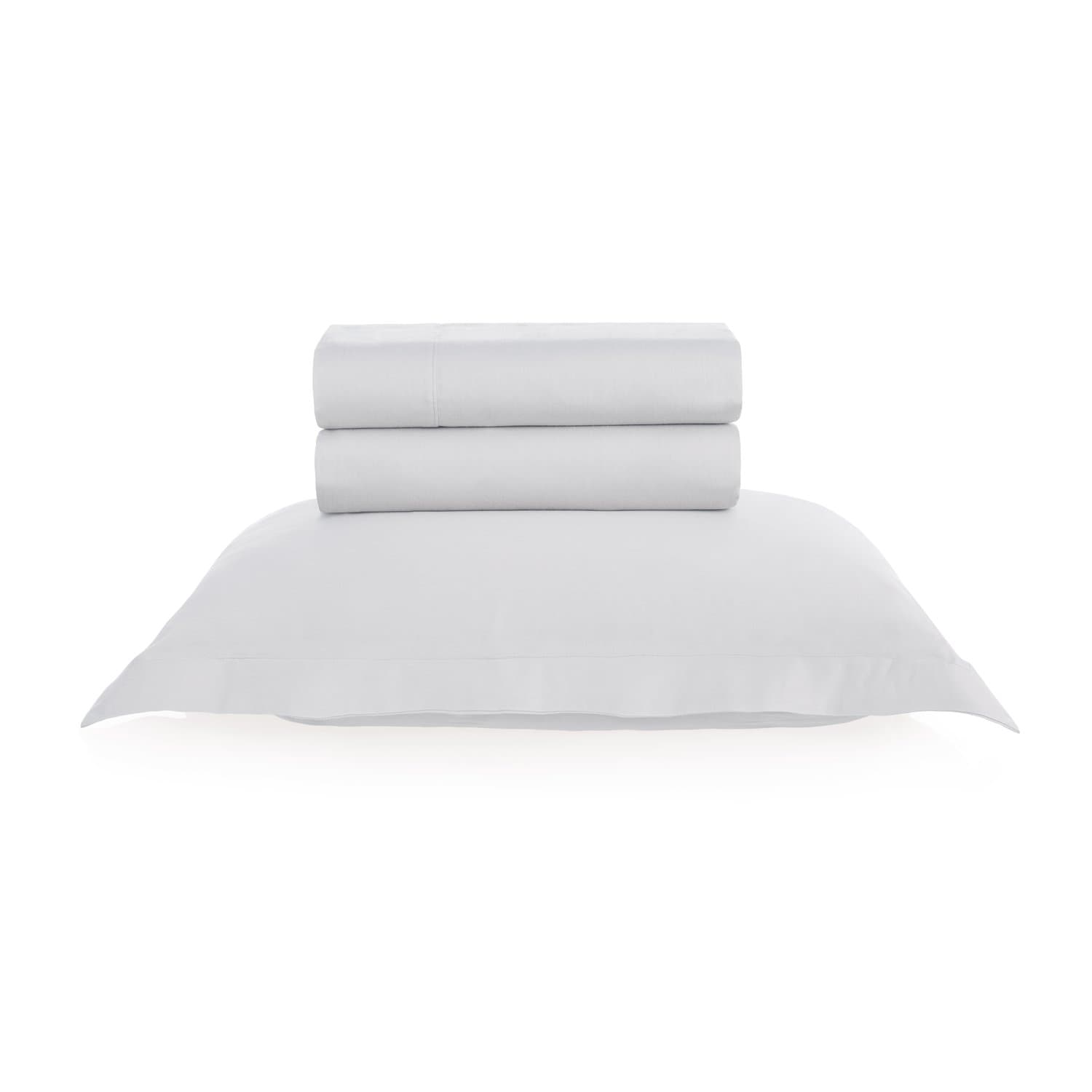 Jogo De Cama Super King Grasso 300 Fios Trussardi 2,80 x 2,80 m Branco