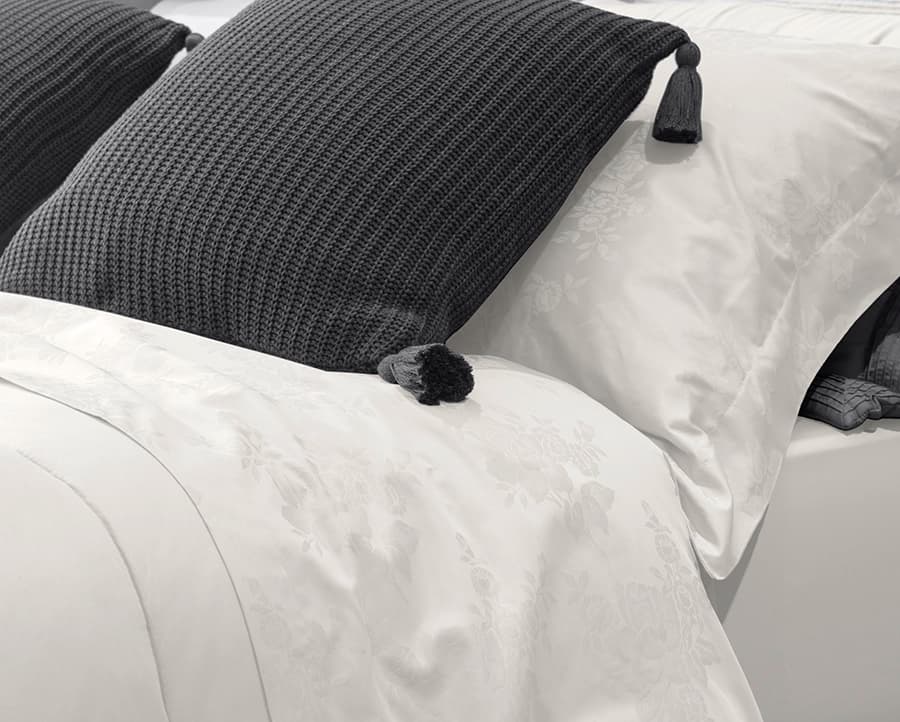 Jogo de Cama Zelo Select Jacquard Solteiro - Percal 400 Fios - Toque Acetinado - Branco