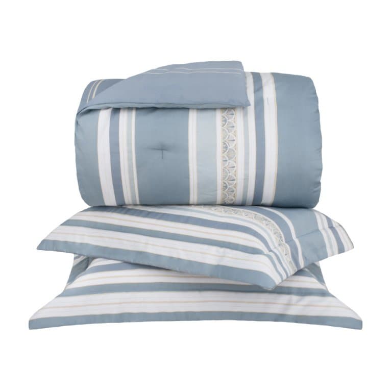 Jogo De Colcha Queen Bud Vision Lanvin 300 Fios Buddemeyer 2,60 x 2,50 m