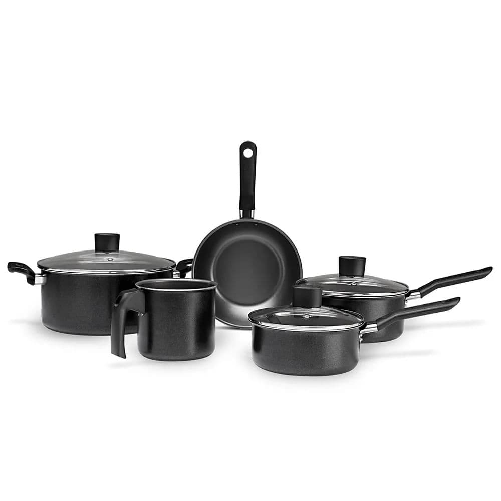 Jogo de Panelas Ebony 5 Peças Preto - Brinox