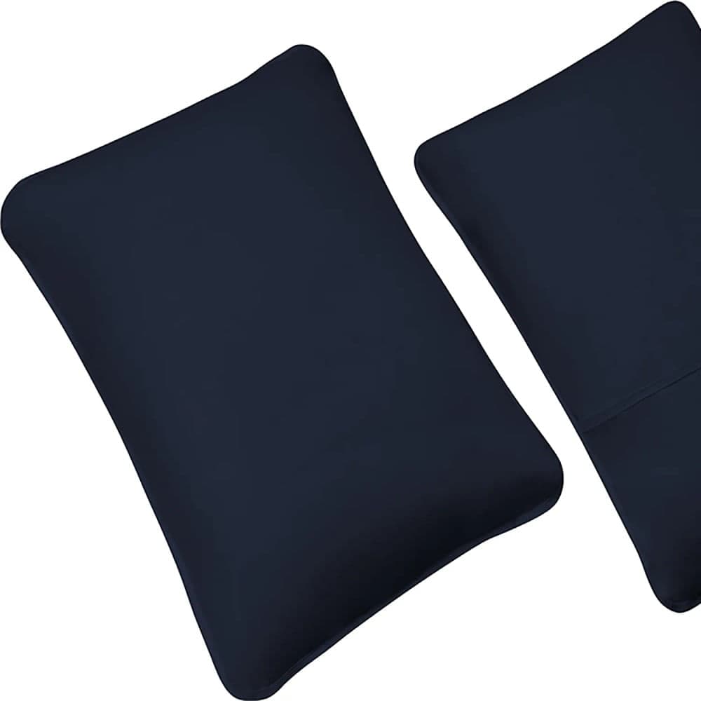 Kit 2 Fronhas 50x70cm de Algodão Azul Marinho - Tecebem