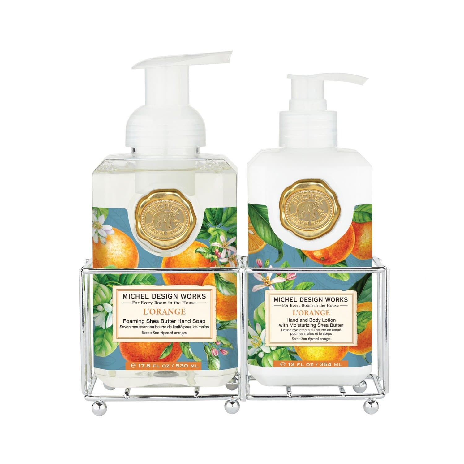 Kit 2 Peças Hidratante/Sabonete Lorange Michel Design 530ml