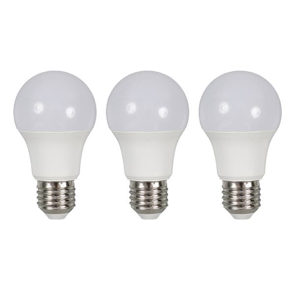 Kit 3 Lâmpadas de LED E27 Bulbo 9W 806lm Luz Branca Bivolt Lexman