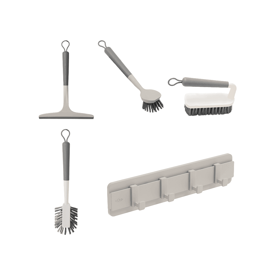 Kit Acessórios de Limpeza Ou 5 Peças Linha Flow