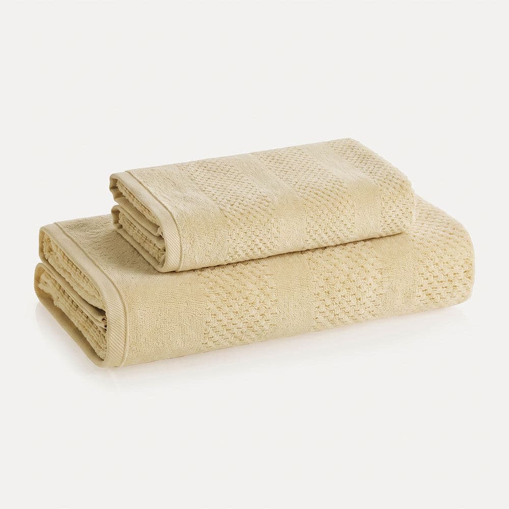 Kit Banho e Rosto 100% Algodão Fio Zero Twist Roma Ráfia