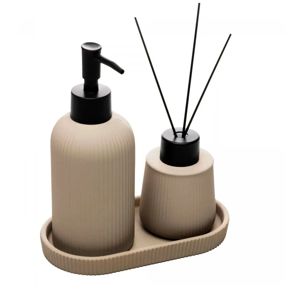 Kit de Banheiro Soft 3 Peças Nude - Wolff