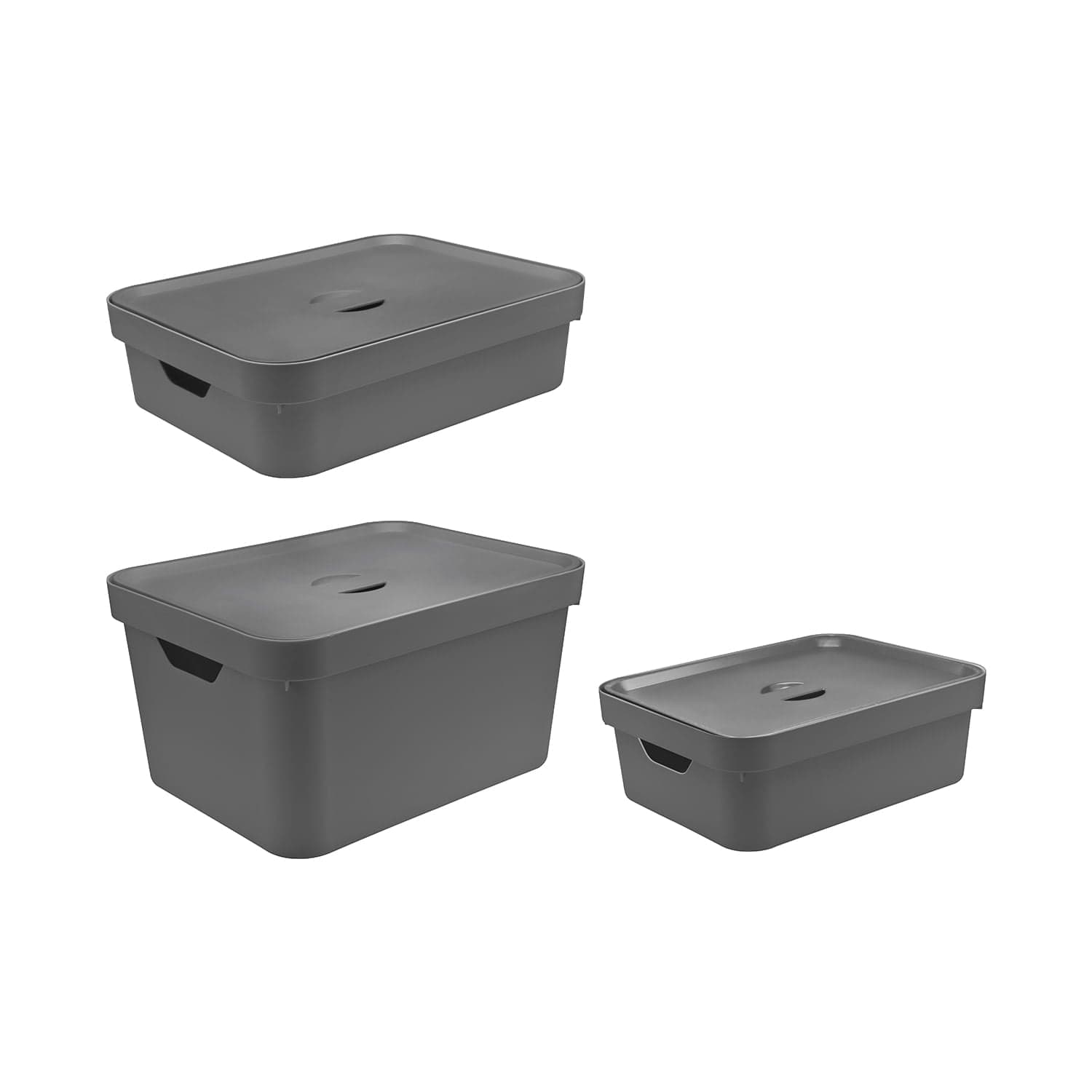 Kit de Caixas Organizadoras Ou 3 Peças Linha Cube