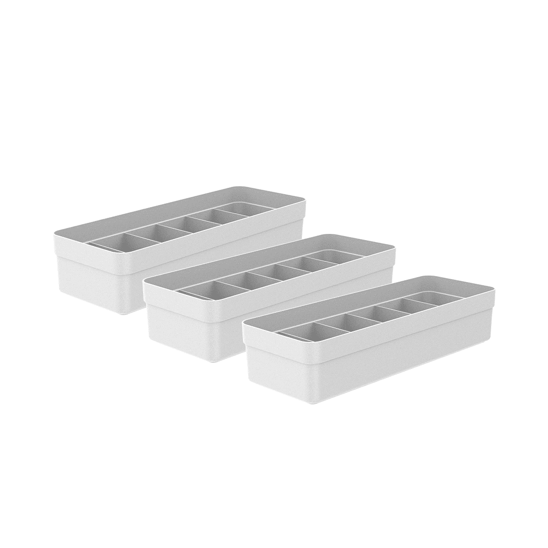 Kit de Colmeia Organizadora Ou 3 Unidades 35x12,5x7,5cm Linha Logic
