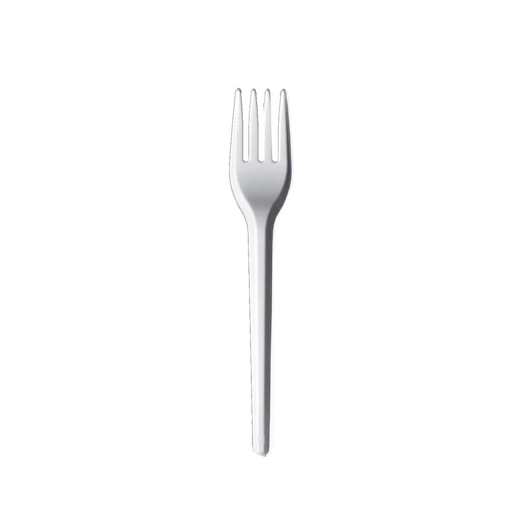 Kit de Garfo Para Sobremesa 50 Unidades Branco Descartável - Bello Festas