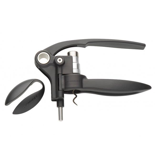 Kit Saca Rolhas Alavanca e Corta Cápsulas Le Creuset Matte Black