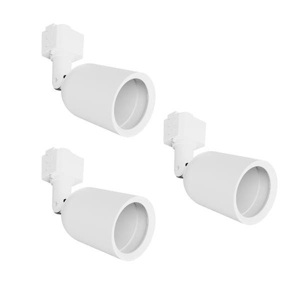 Kit Spots de Trilho Branco sem 3 Lâmpadas GU10 Inspire