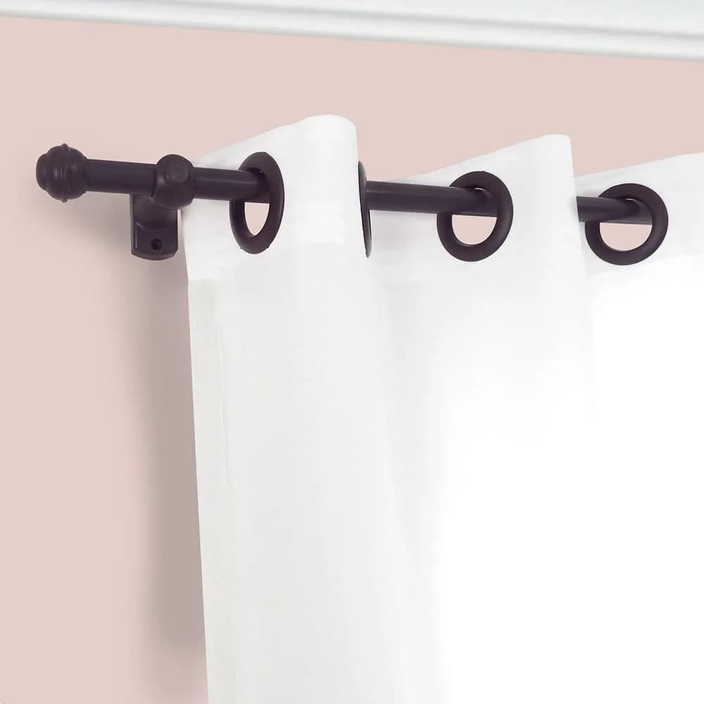Kit Varão para Cortina 19mm X 3m Imbuia - Bella Arte