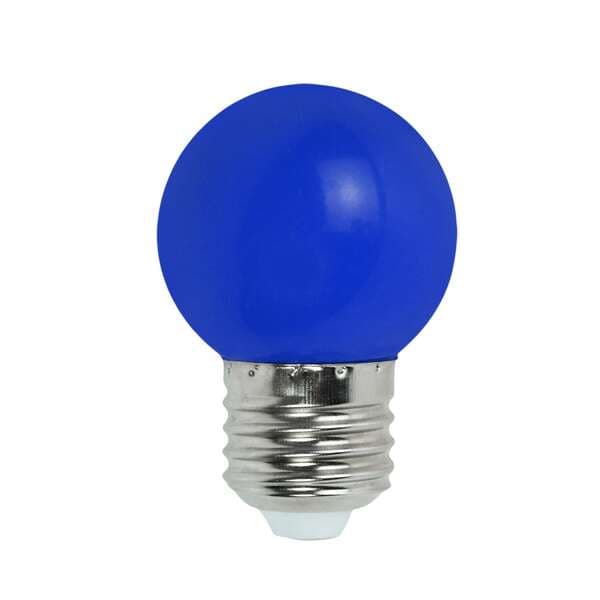 Lâmpada de LED E27 Bolinha 3W 120lm Luz Azul Bivolt Kian