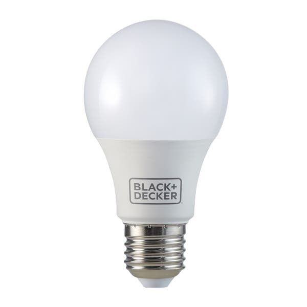 Lâmpada de LED E27 Bulbo 15W 1311lm Luz Amarela Bivolt Black + Decker