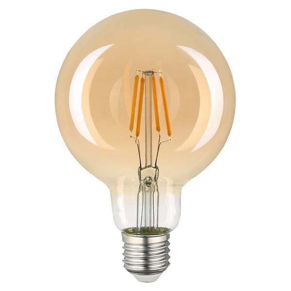 Lâmpada de LED E27 Bulbo 4W 360lm Luz Amarela Bivolt Lexman