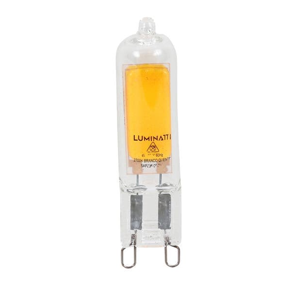 Lâmpada de LED G9 Cápsula 4W 320lm Luz Amarela 127V Luminatti