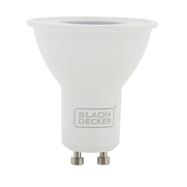Lâmpada de LED GU10 MR16 6,5W 525lm Luz Amarela Bivolt Black + Decker