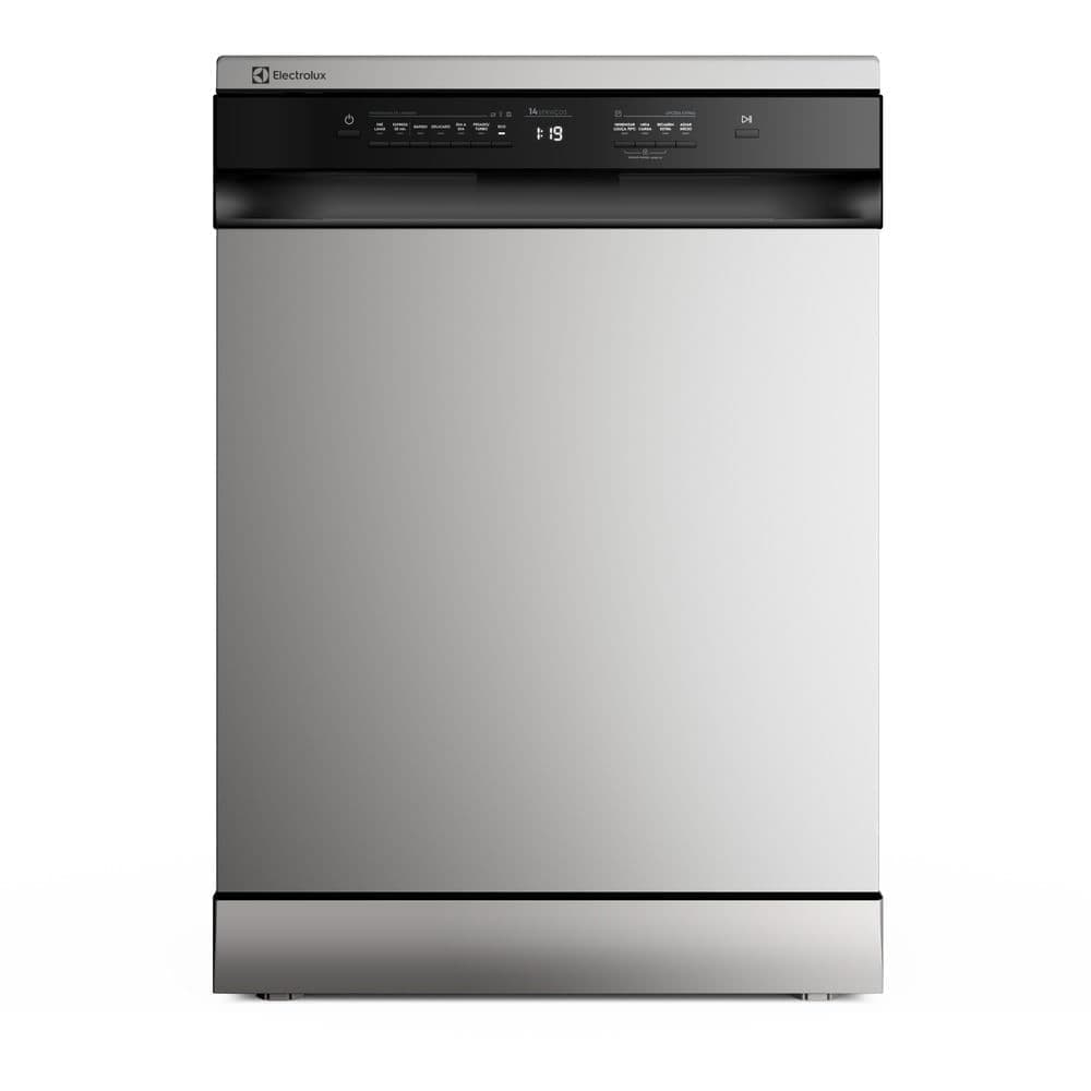 Lava-Louça Electrolux 14 Serviços Inox com Programa Lava & Seca 50 min (LS14E)