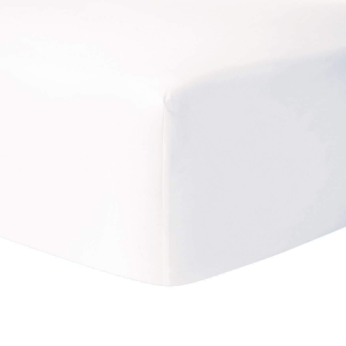 Lençol com Elástico Queen Roma 500 Fios Yves Delorme Branco 1,60x2,00m