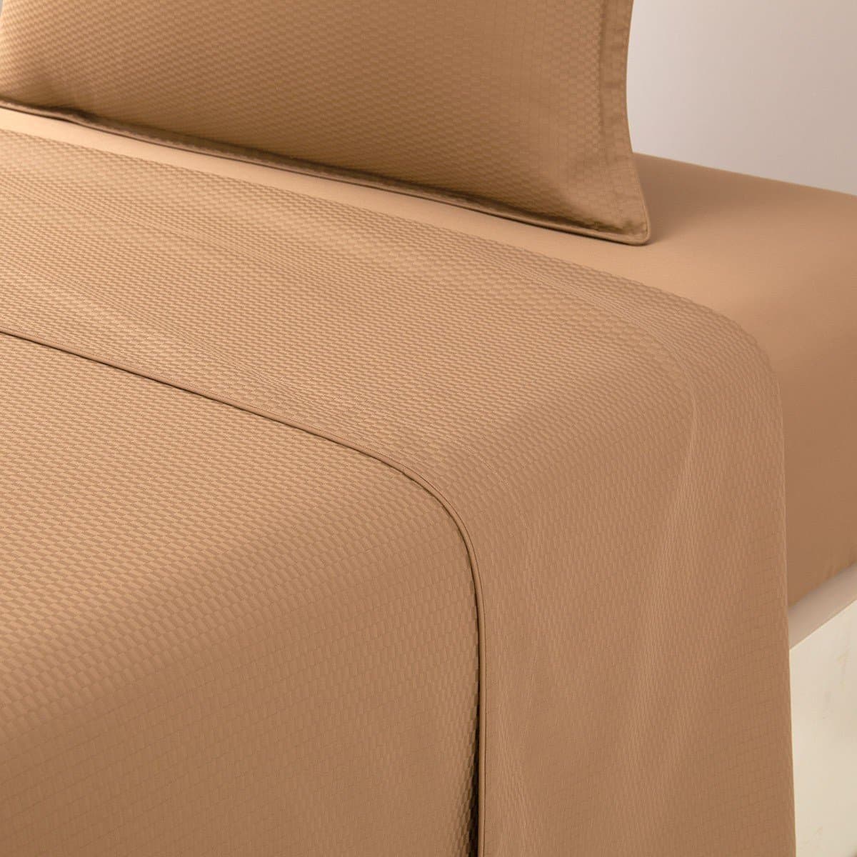 Lençol de Cima Queen Loft 300 Fios Boss Home Camel 240cm x 300cm