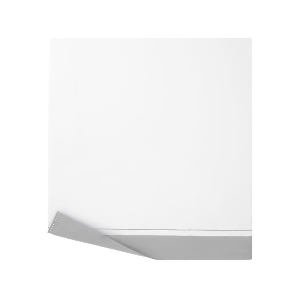 Lençol De Cima Super King Lutece 300 Fios Yves Delorme Platino 2,70 x 2,95 m