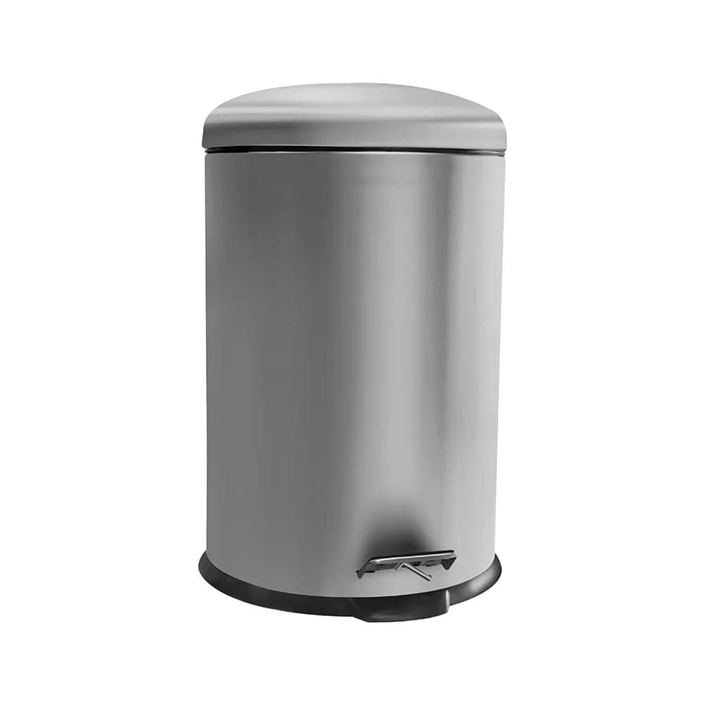 Lixeira Inox Escovado com Pedal 20l - Meridional