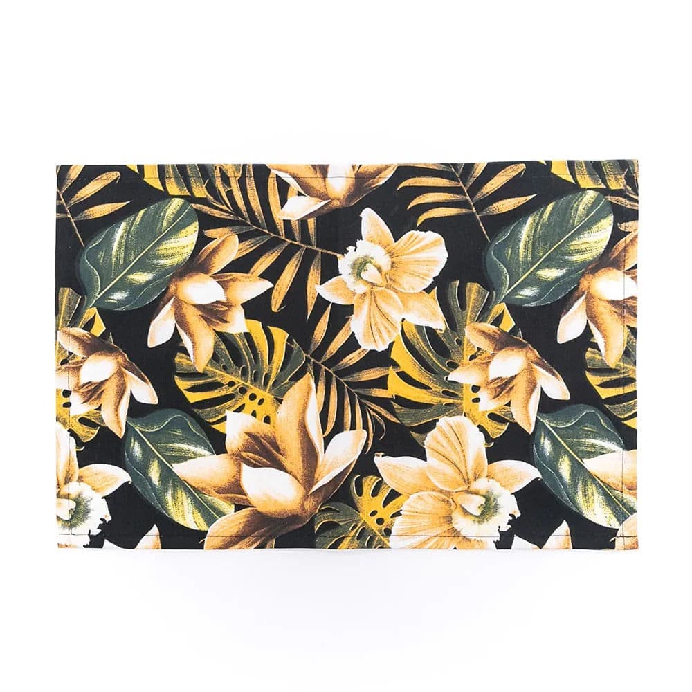 Lugar Americano Acqua 30x45cm Jasmim Preto - Branyl