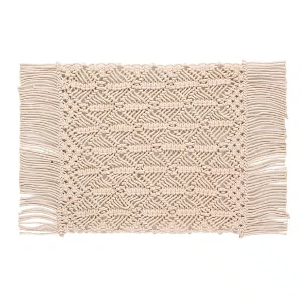 Lugar Americano Macrame Zoe Copa&Cia