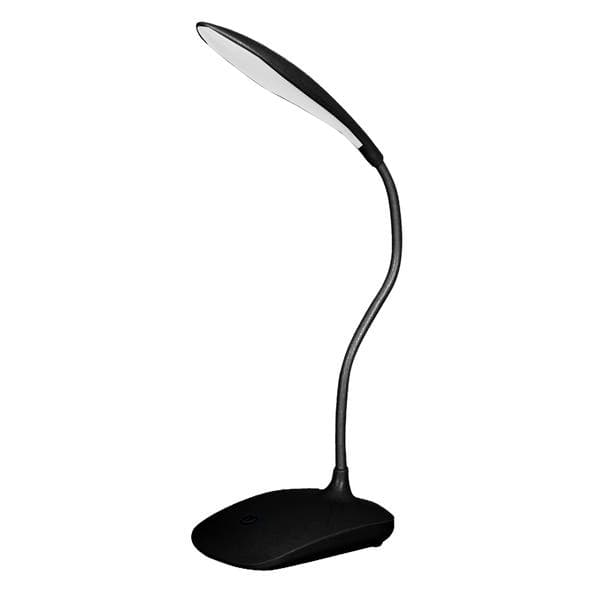 Luminária de Mesa LED Gota Preto USB