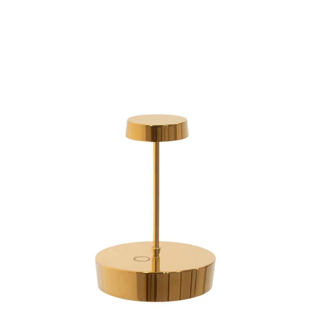 Luminária de Mesa Zafferano Swap Mini Ouro 12cm