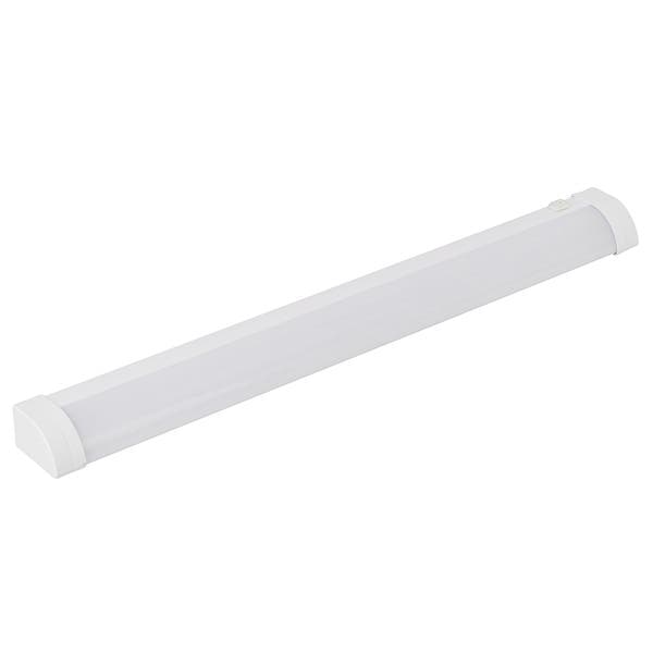 Luminária de Teto LED 15W Luz Branca 59,5X3,9X6,3cm Plástico Branco Llum Bronzearte