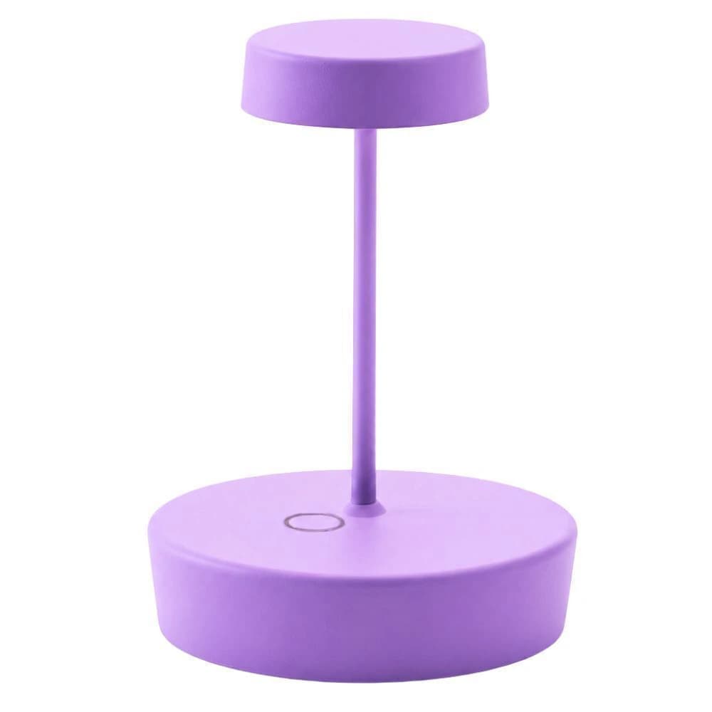 Luminaria Mesa Zafferano Swap Mini Lilas 12cm