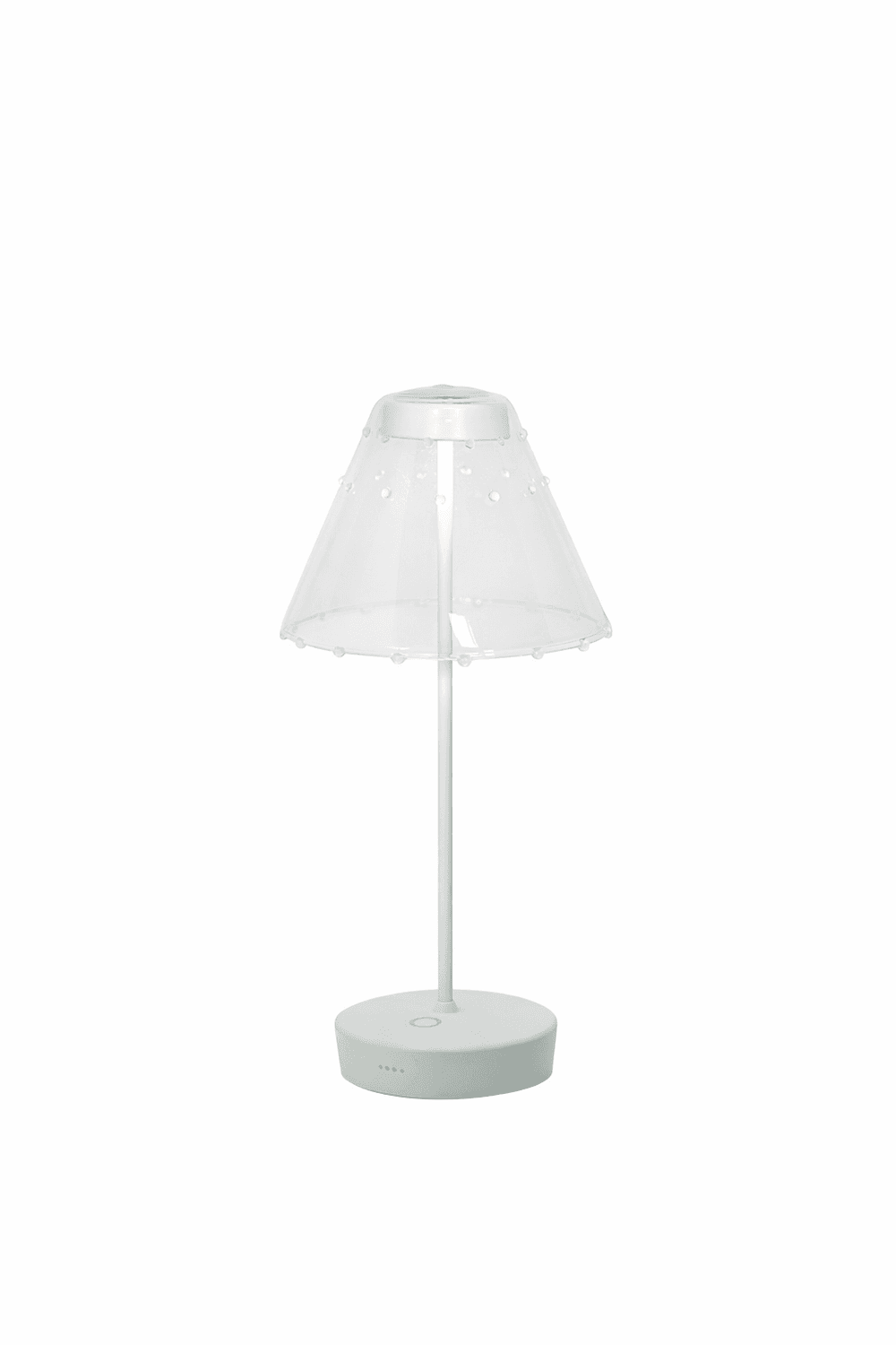 Luminária Recarregável Swap Pro com Cupula de Vidro Zafferano Itália Branca
