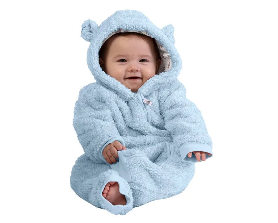 Macacão Baby Sherpa com Capuz - Jolitex