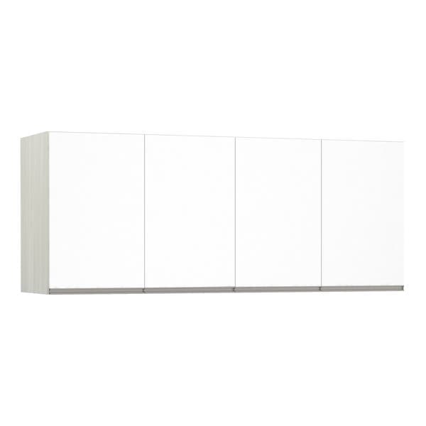 Maleiro Casal para Guarda-Roupa Modulado Legno Crema 4 Portas de Abrir Branco MDP 67,2x165x45cm Prime Luciane