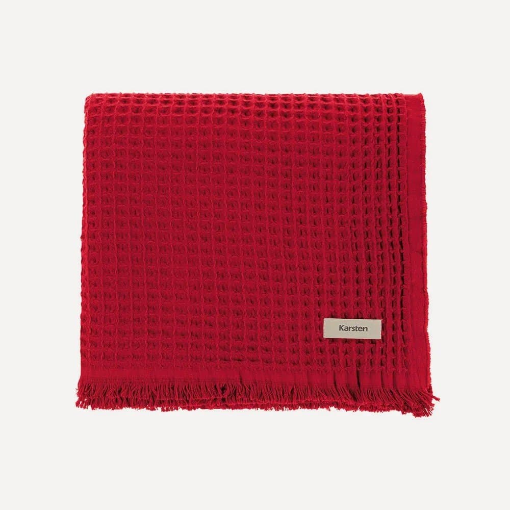 Manta Denver Algodão 1,50 x 2,00m Vermelho Karsten