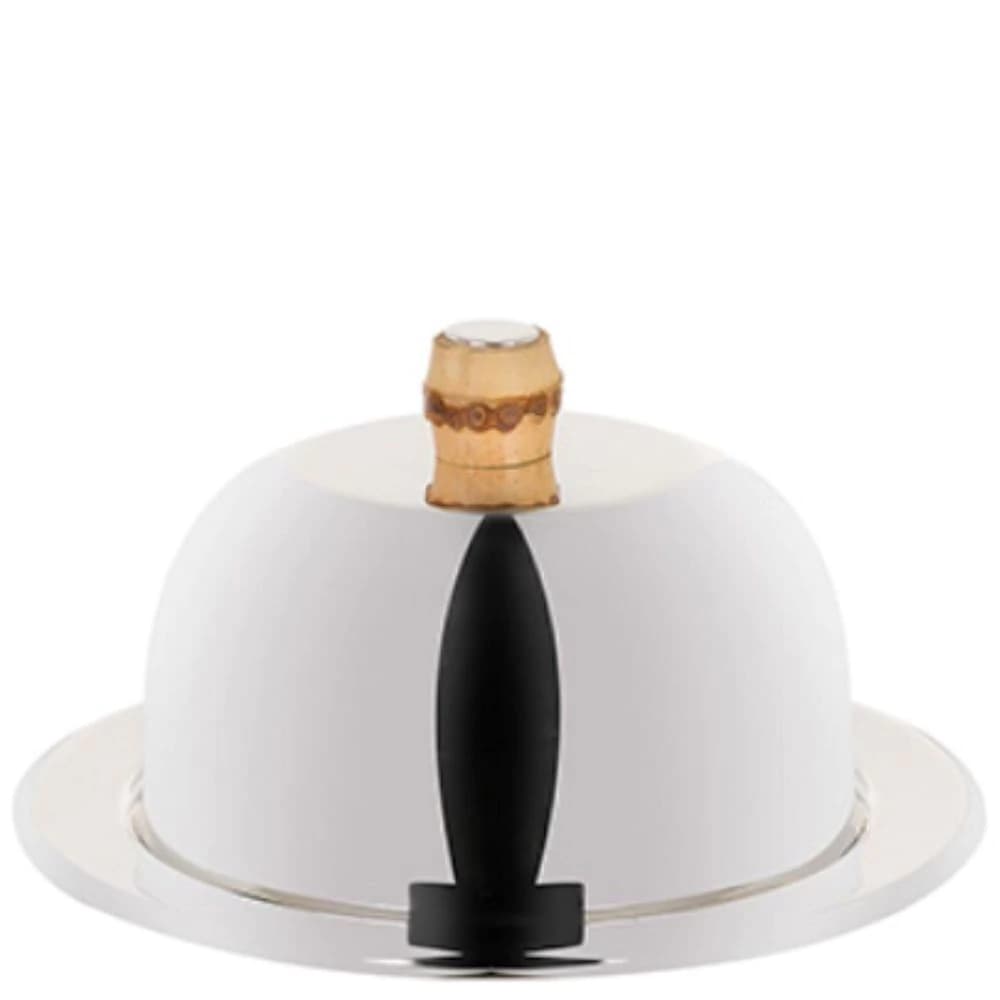 Manteigueira de Prata e Bambu Shefield Plate 12x7cm