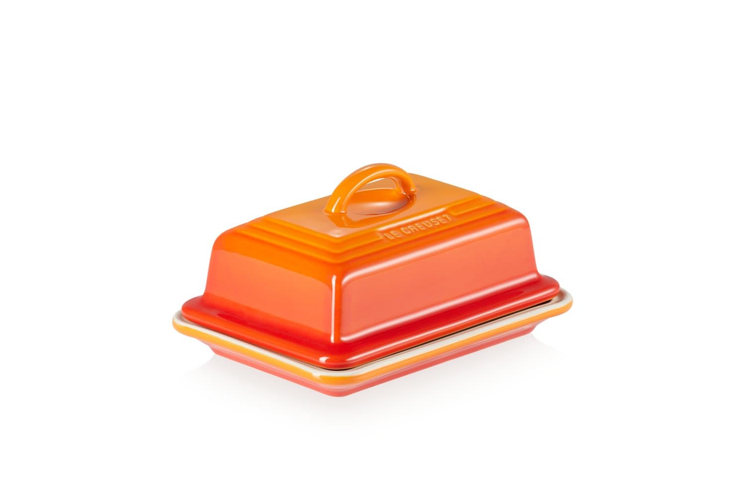 Manteigueira Le Creuset Laranja 16x12cm