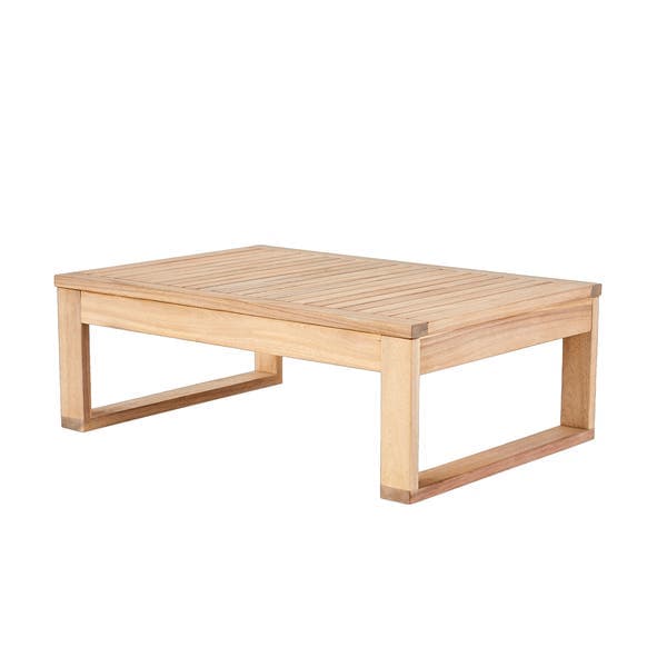 Mesa de Apoio para Jardim Retangular Madeira 28x55x84cm Marrom Solaris Naterial