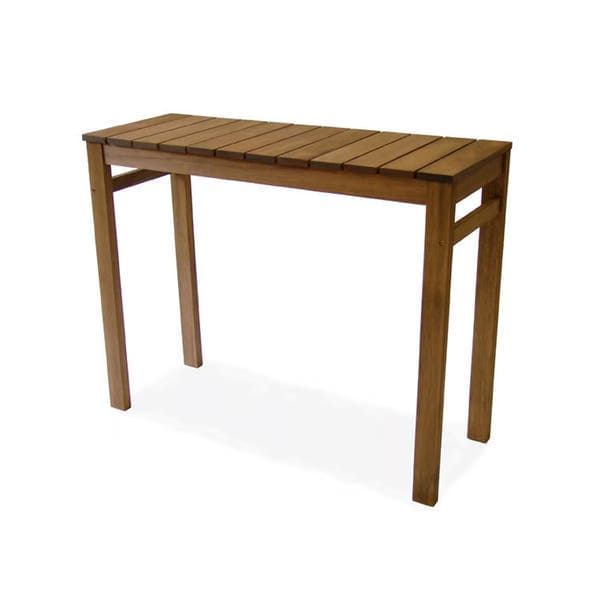Mesa de Apoio para Jardim Retangular Madeira 95x43x120cm Marrom Veneza Butzke