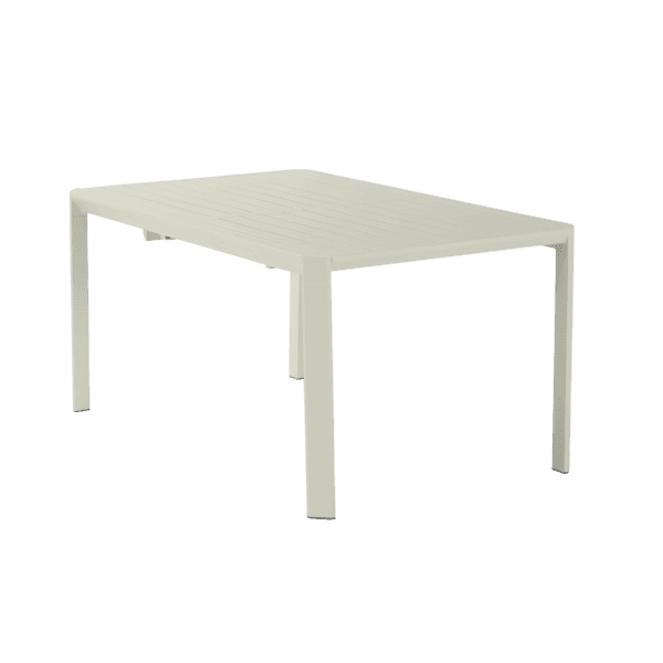 Mesa de Jardim Extensível 6 a 8 Lugares em Alumínio 76x149x97|149cm Bege Idaho Naterial