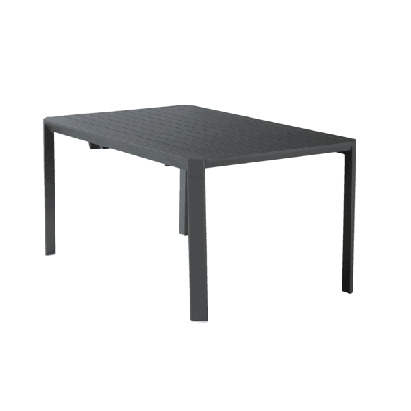 Mesa de Jardim Extensível 6 a 8 Lugares em Aluminio 76x149x97|149cm Cinza Idaho Naterial
