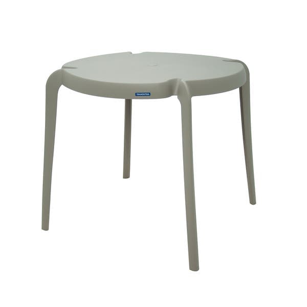Mesa de Jardim Plástico 78x71x71cm Cinza Summa Tramontina