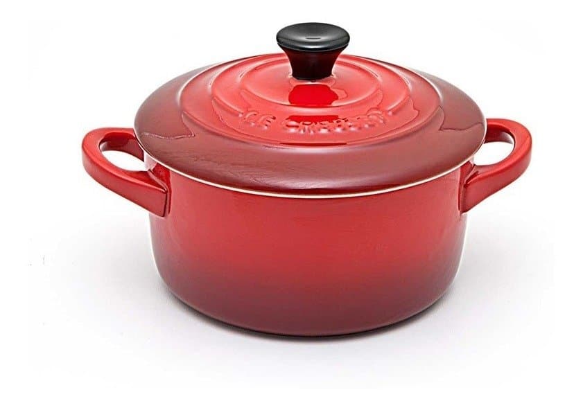 Mini Cocotte Cerâmica Le Creuset Vermelho