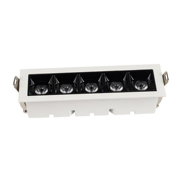 Mini Spot de Embutir Branco Com LED 10W Luz Neutra Focco Gaya Bivolt